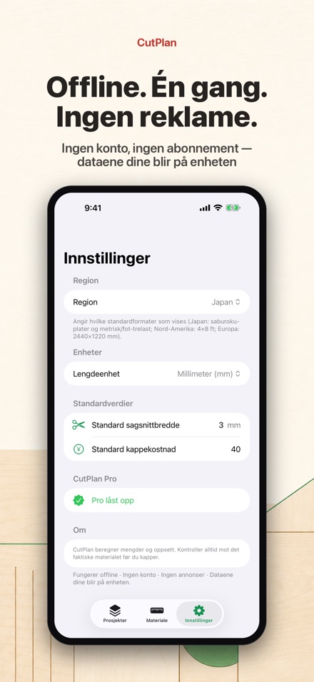 CutPlan: Optimer kapping 10