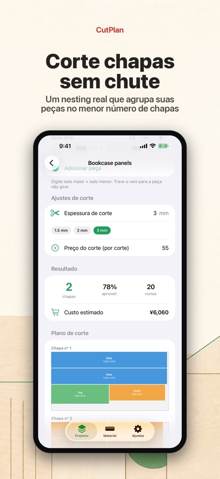 CutPlan: Plano de corte