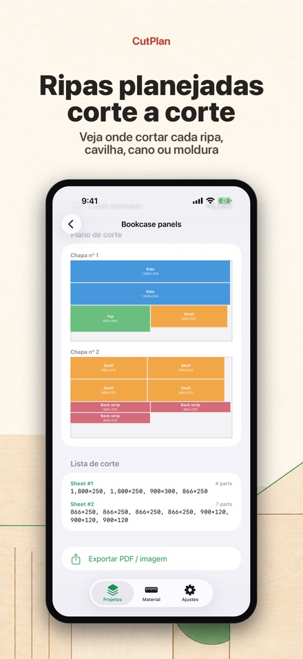 CutPlan: Plano de corte 2