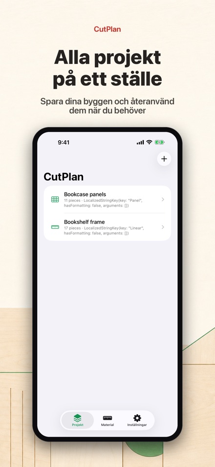 CutPlan: Optimera kapning 7