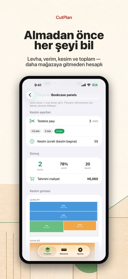 CutPlan: kesim planı hesaplama 3