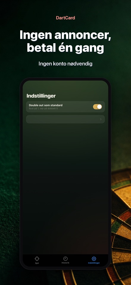 DartCard: Dart Pointtæller 10