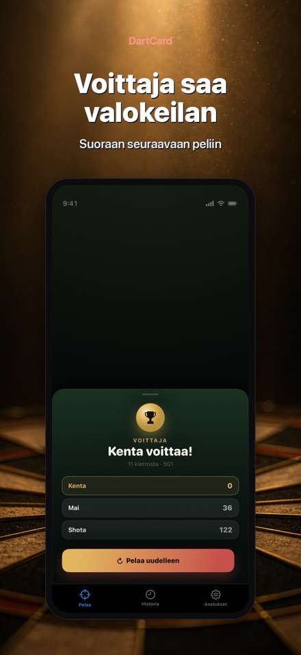 DartCard: Tikanheiton Laskuri 5
