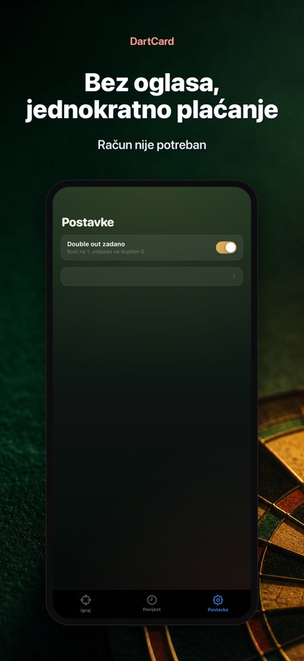 DartCard: Brojač Pikada 10