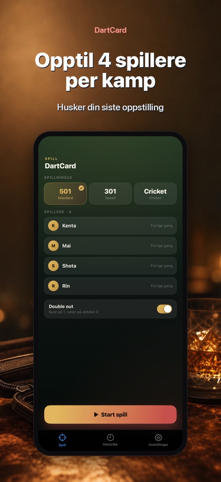 DartCard: Dart Poengteller 7