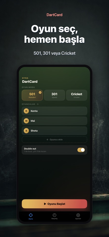 DartCard: Dart Sayaç 6