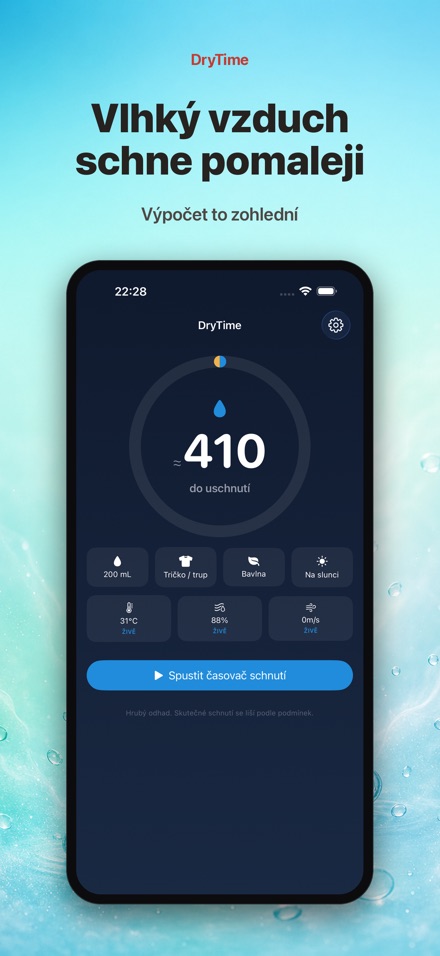 DryTime: za jak dlouho uschne 6