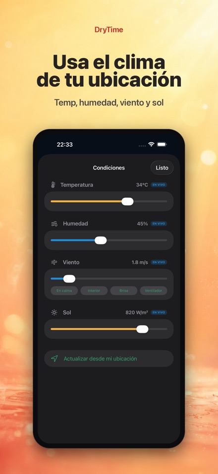 DryTime: cuánto en secar 3