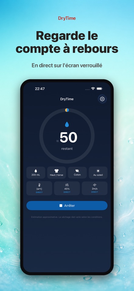 DryTime : sec en combien ? 4