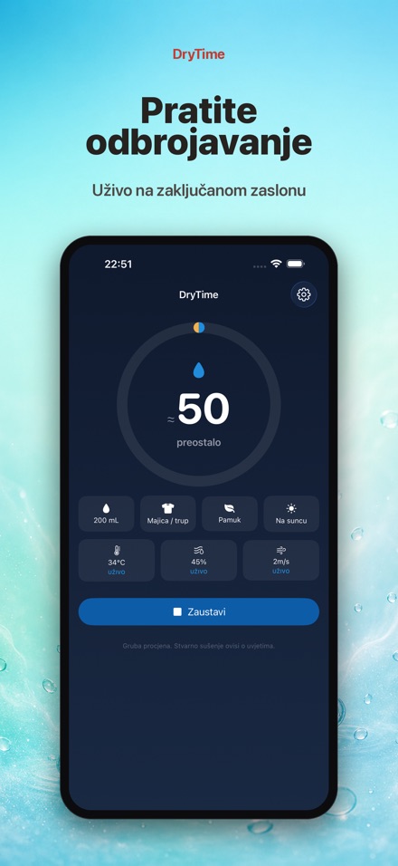 DryTime: koliko do suhog 4