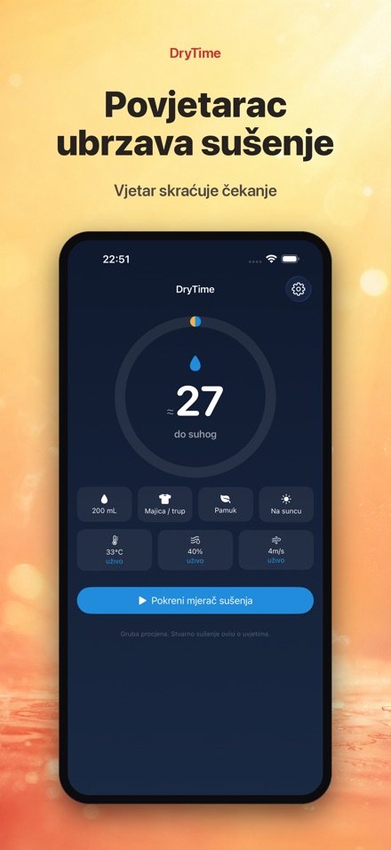 DryTime: koliko do suhog 9
