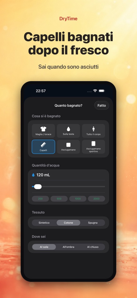 DryTime: quanto per asciugare 7
