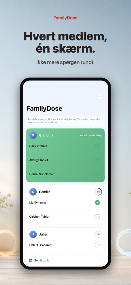 FamilyDose: Familietjekliste 8
