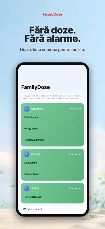 FamilyDose: Verificare familie 9