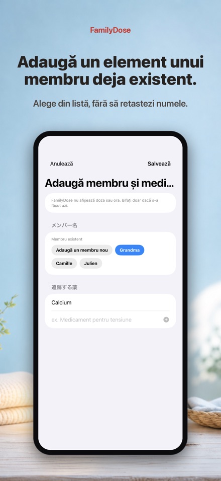 FamilyDose: Verificare familie 10