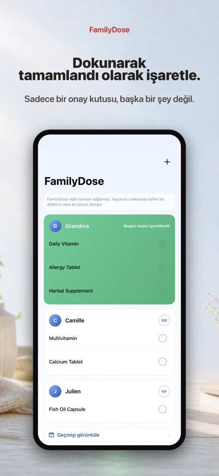 FamilyDose: Aile Ilac Kontrol 2