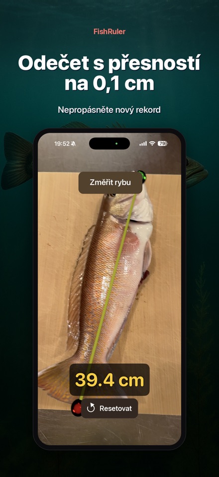 FishRuler: měření ryby AR 8