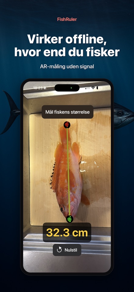FishRuler: mål fisk i AR 7