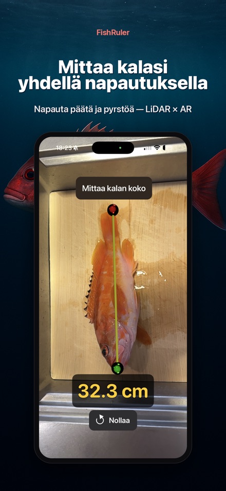 FishRuler: mittaa kala AR