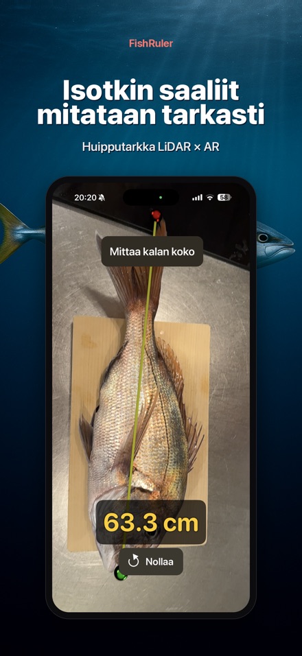 FishRuler: mittaa kala AR 3