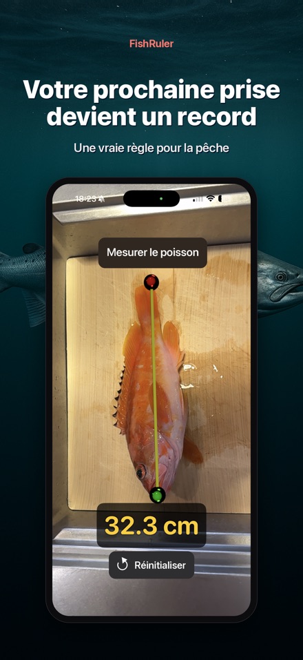 FishRuler : mesurer poisson 10