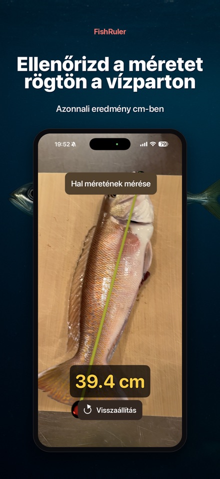FishRuler: halmérés AR-ral 5