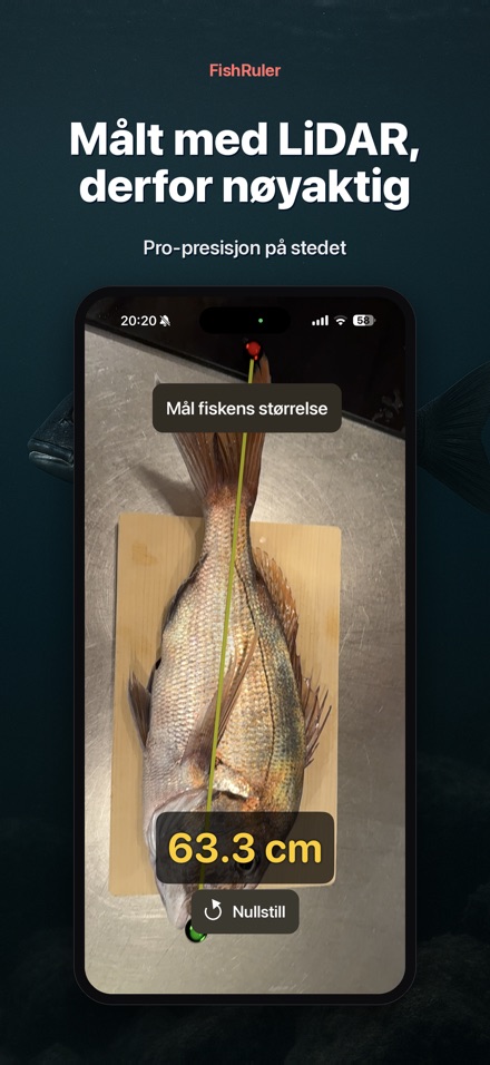 FishRuler: mål fisk i AR 6