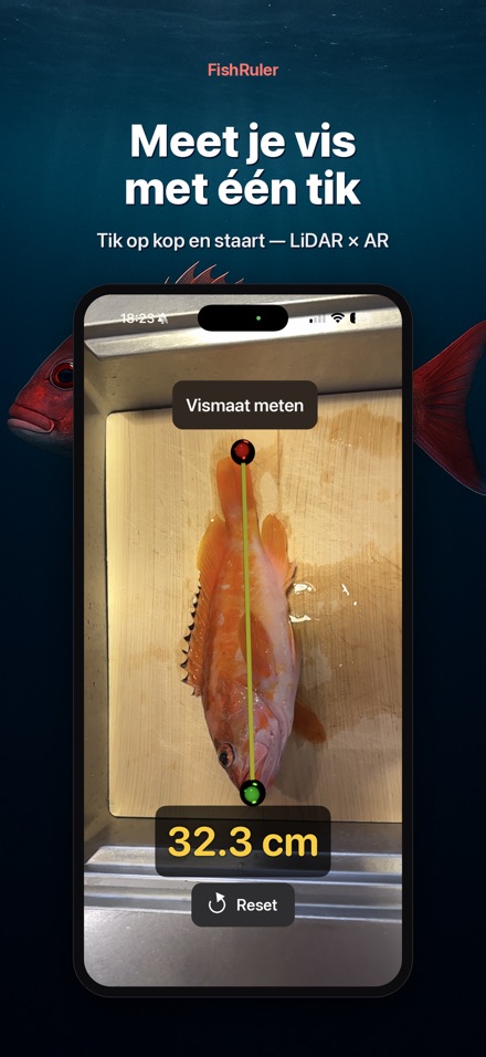 FishRuler: vis opmeten AR
