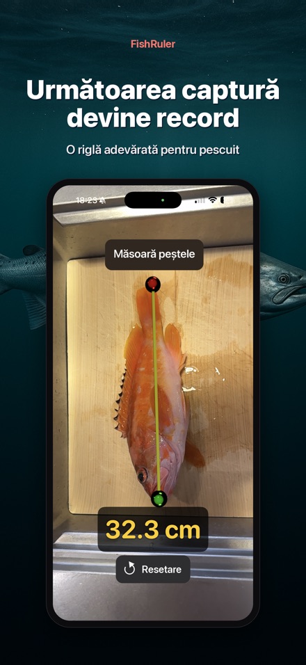 FishRuler: măsoară peștele AR 10