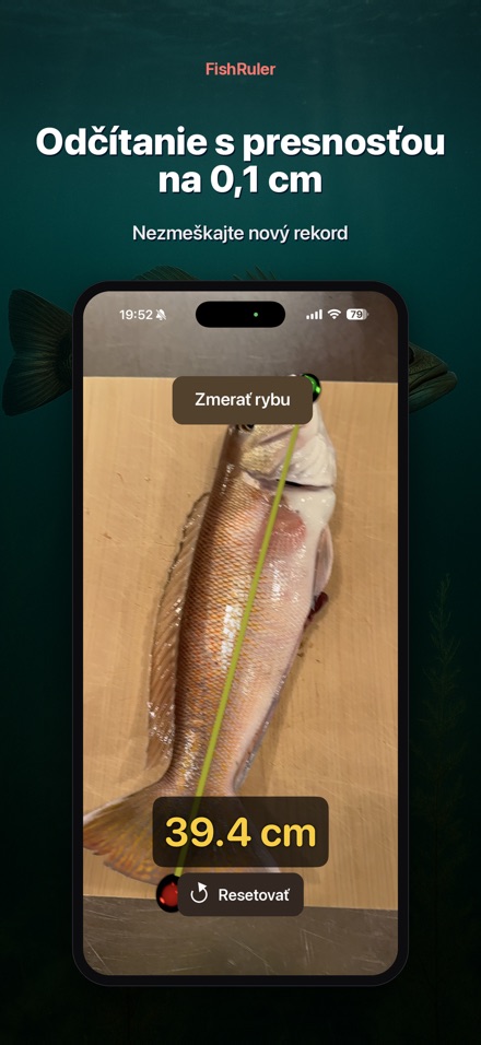 FishRuler: meranie ryby AR 8