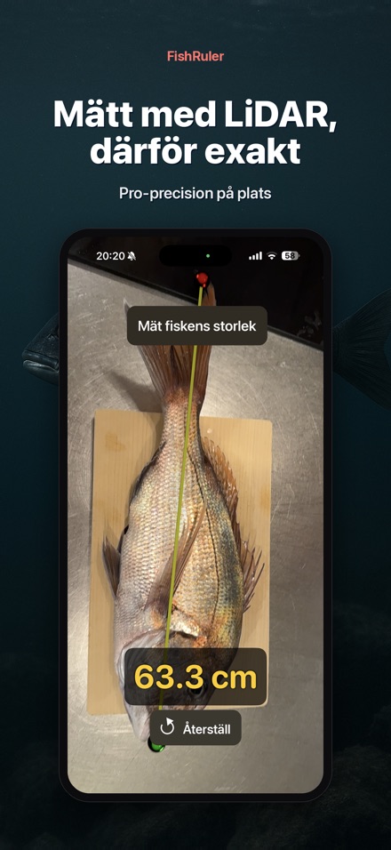 FishRuler: mät fisk i AR 6