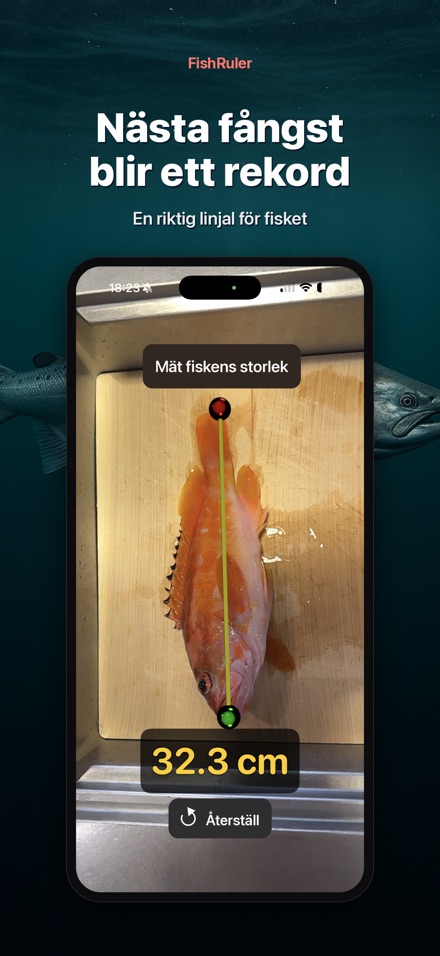 FishRuler: mät fisk i AR 10