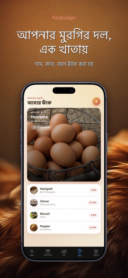 FlockLedger: ডিম কাউন্টার 5