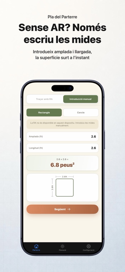 FlowerBedPlan: nre. de plantes 2