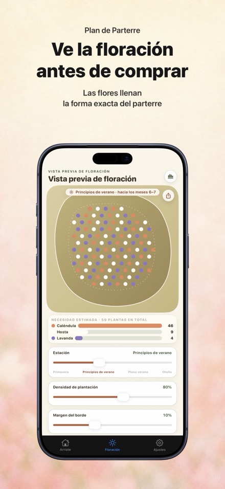 FlowerBedPlan: Nº de plantas 1