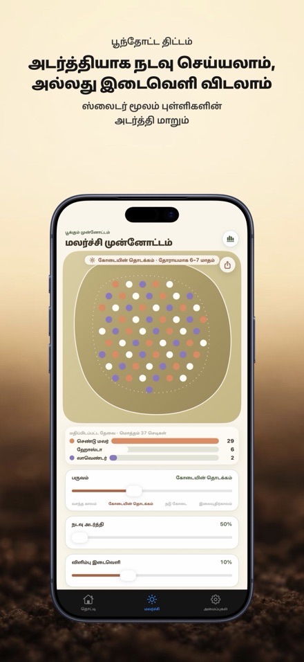 FlowerBedPlan: நாற்று எண் 7