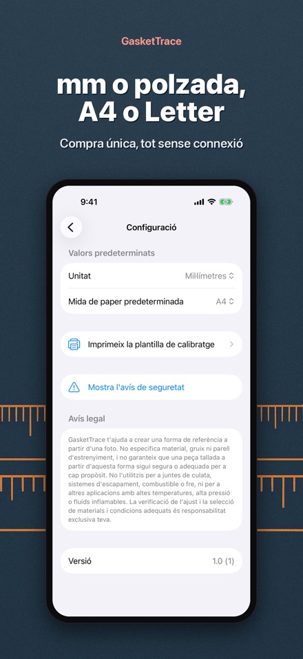 GasketTrace: patró de junta 10