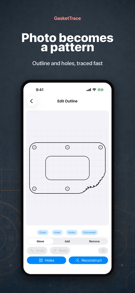 GasketTrace: Gasket Template