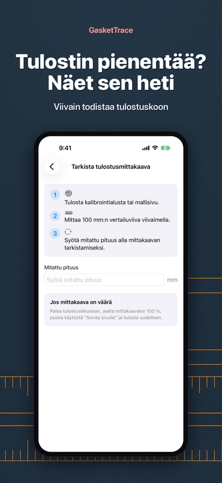 GasketTrace: tiivistemalli 7
