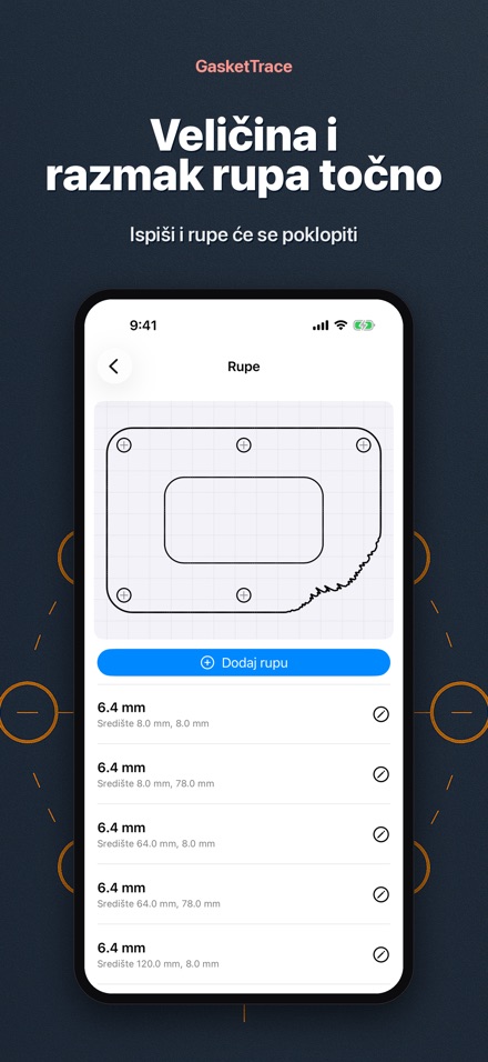 GasketTrace predložak brtve 4