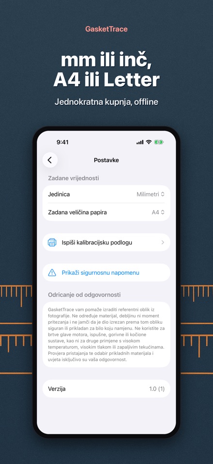 GasketTrace predložak brtve 10
