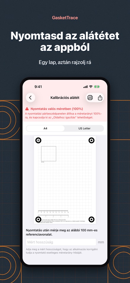 GasketTrace: tömítés sablon 8