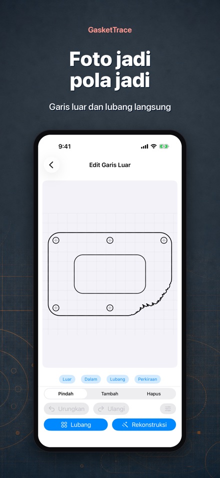 GasketTrace: pola gasket