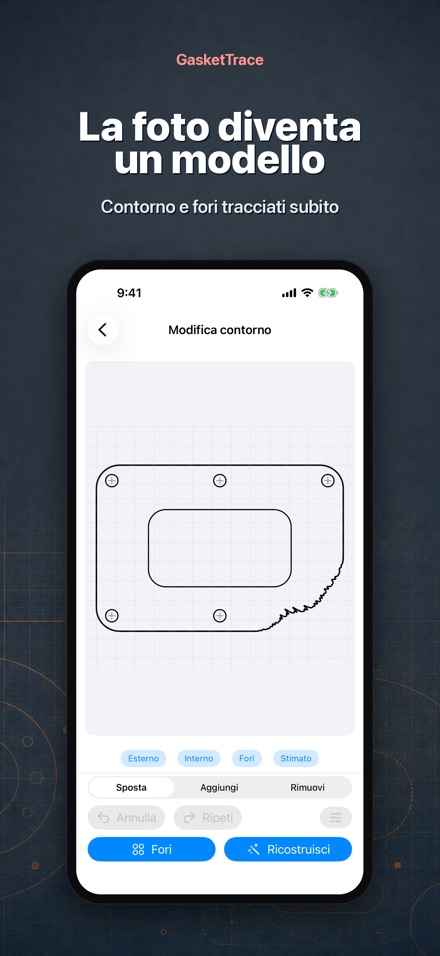 GasketTrace sagoma guarnizione