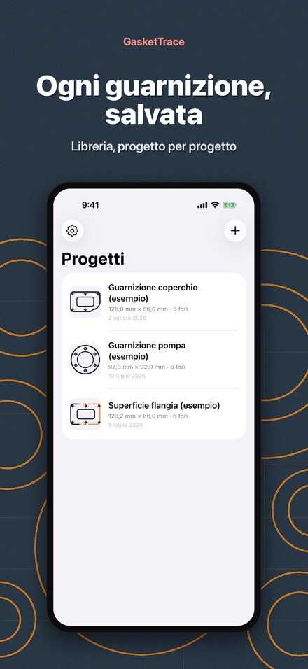 GasketTrace sagoma guarnizione 9