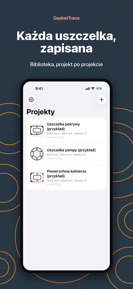 GasketTrace szablon uszczelki 9