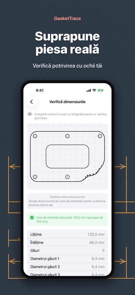 GasketTrace șablon garnitură 5