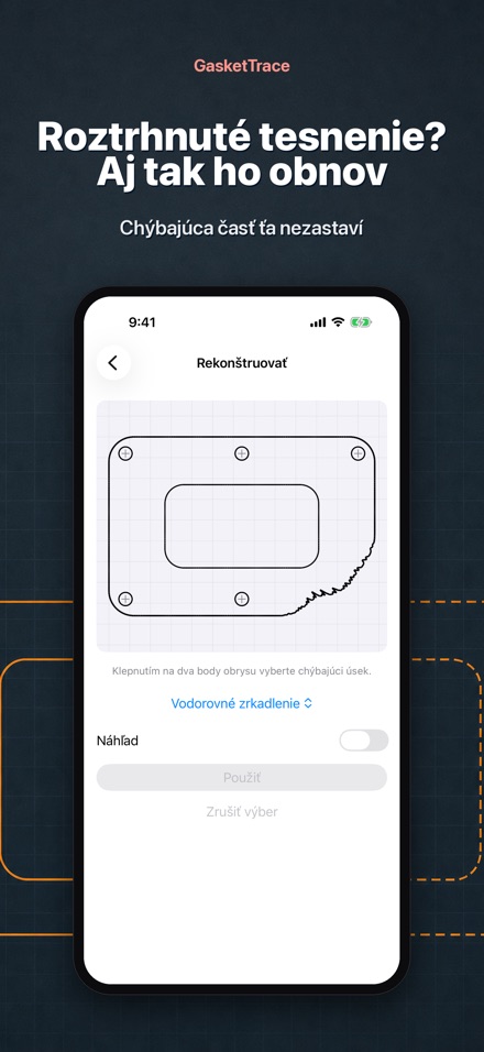 GasketTrace šablóna tesnenia 3