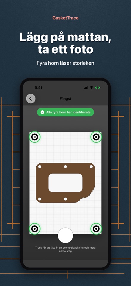 GasketTrace: packningsmall 2