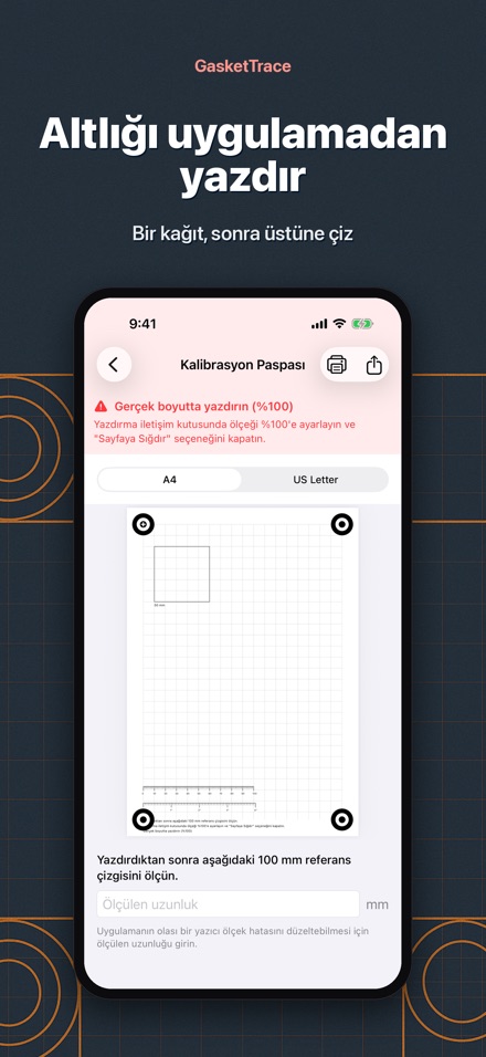 GasketTrace conta şablonu 8